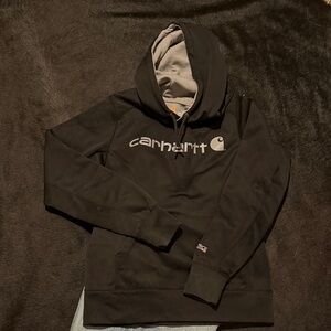 Carhartt Black and Gray Hoodie
